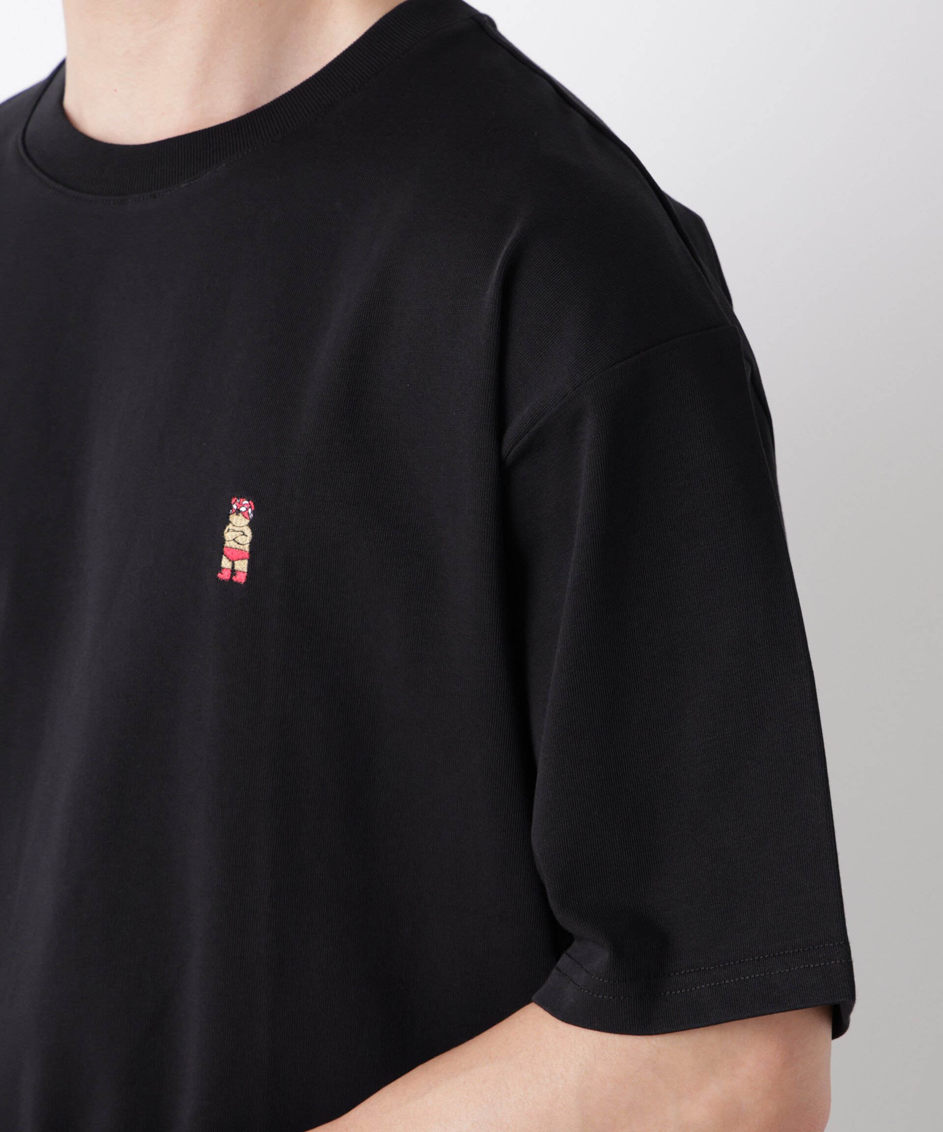 NANO universe「ナノベア ワイドTシャツ半袖 プロレス」|Tシャツ・カットソー|