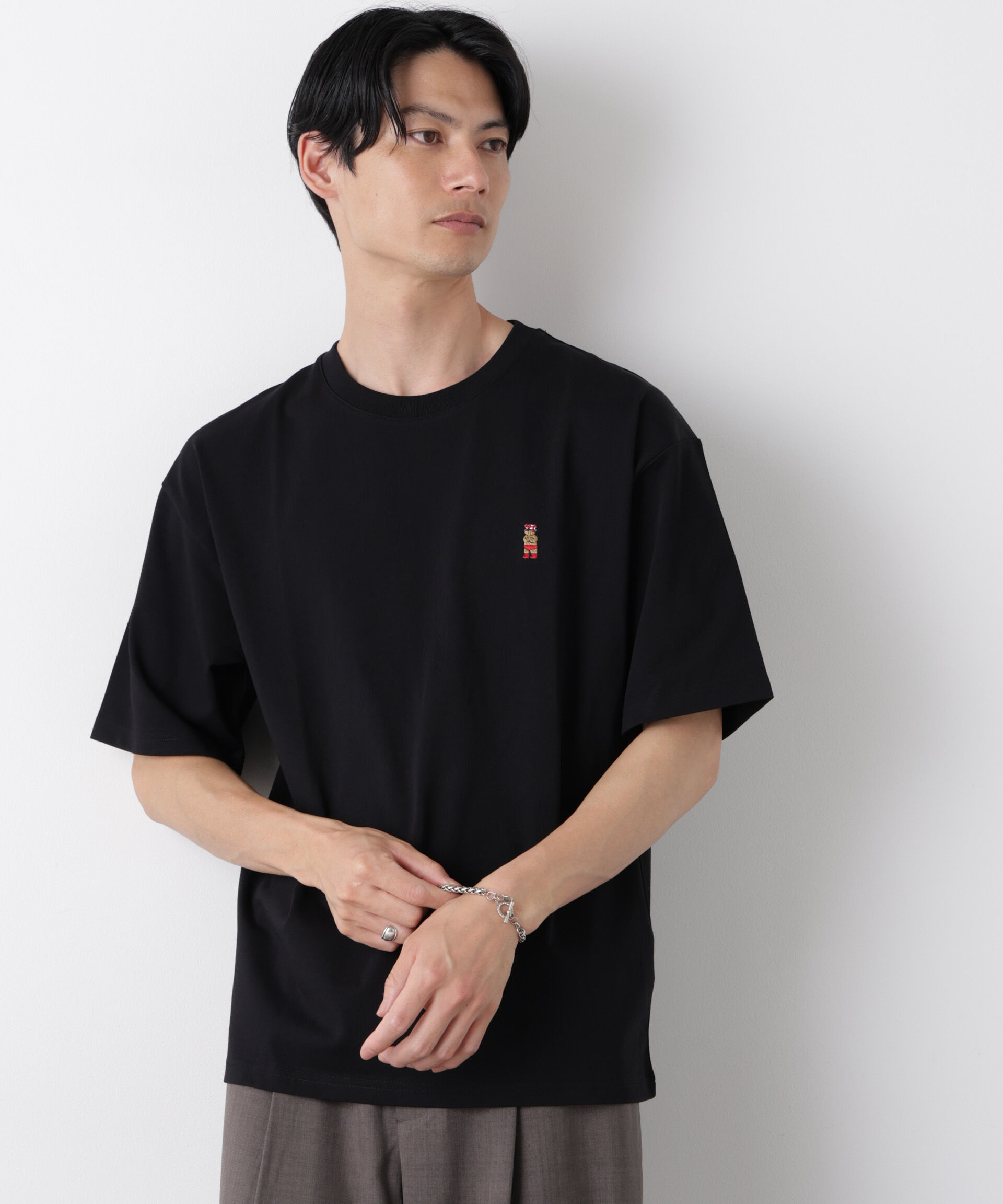 NANO universe「ナノベア ワイドTシャツ半袖 プロレス」|Tシャツ・カットソー|