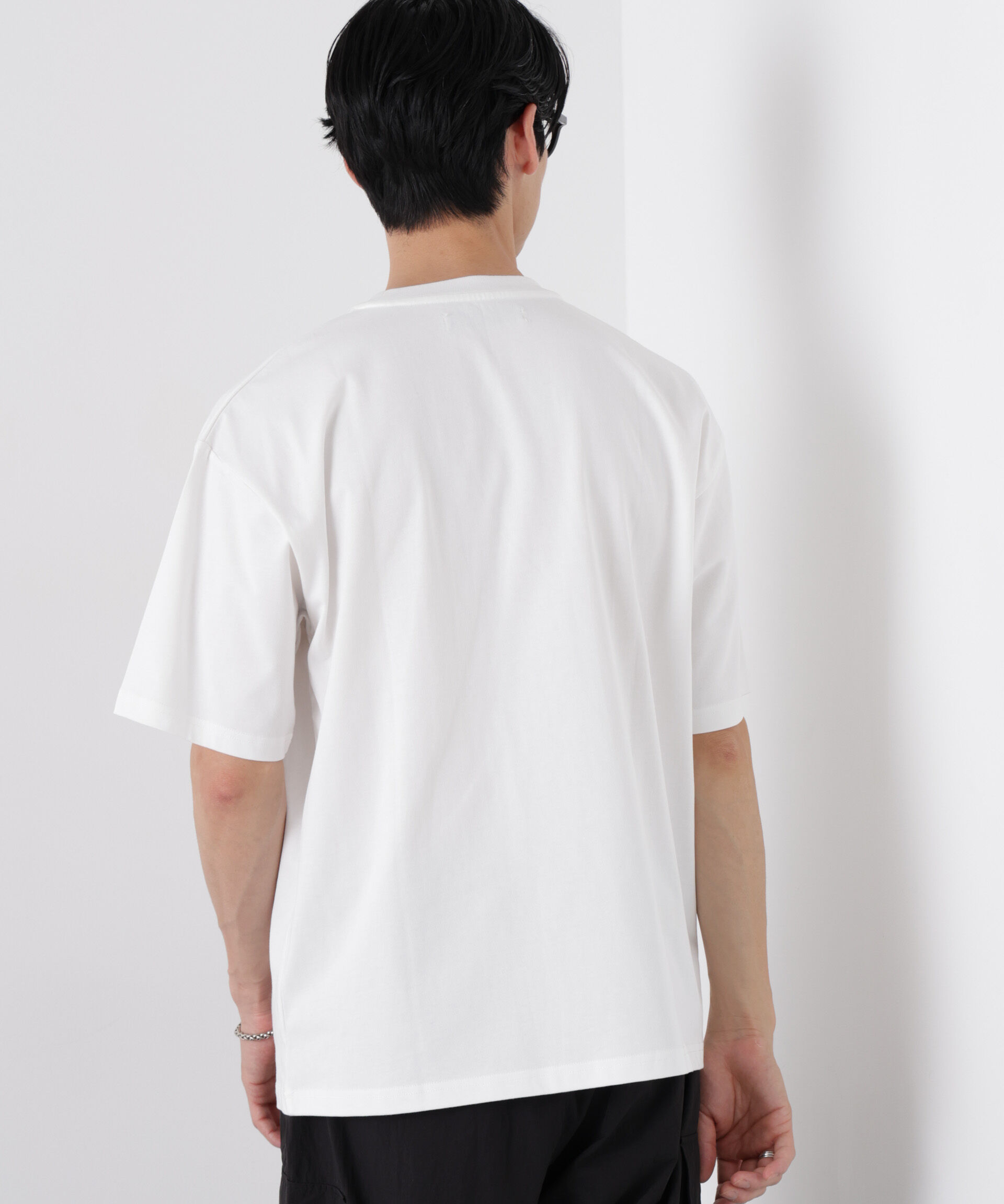 NANO universe「ナノベア ワイドTシャツ半袖 プロレス」|Tシャツ・カットソー|