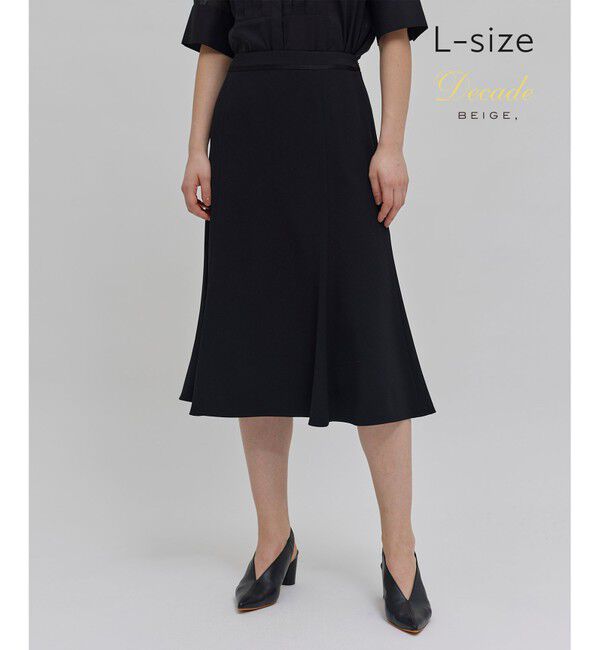 BEIGE,「【L-size】CINDY / フレアスカート」|スカート|Black&times;Black