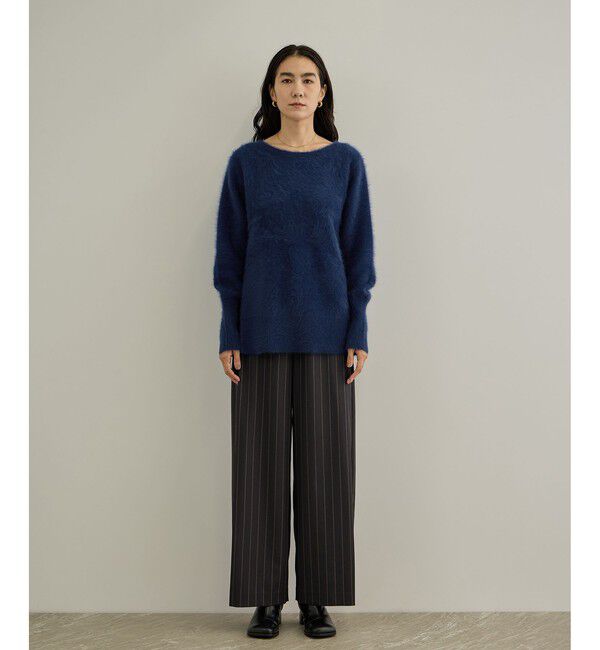 SALON adam et rope'「フォックスカシミアボートネックプルオーバー」|ニット・セーター|