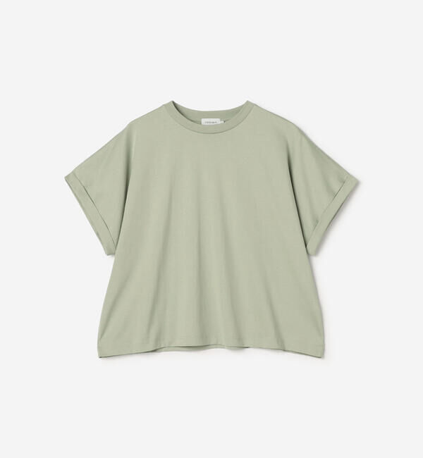 handvaerk「handvaerk | 60/2 クルーネック ワイドTシャツ WOMEN」|Tシャツ・カットソー|