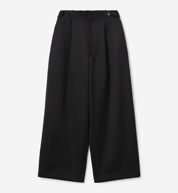 Morris & Sons「MORRIS & SONS | ワイドクロップド イージーパンツ WOMEN」|チノ|
