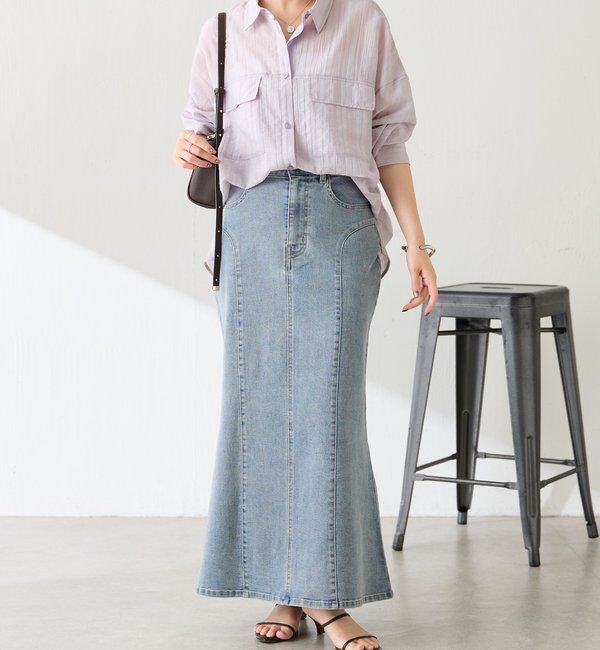  「【ロングシーズン着やすい】シャドーストライプオーバーシャツ」|シャツ・ブラウス|