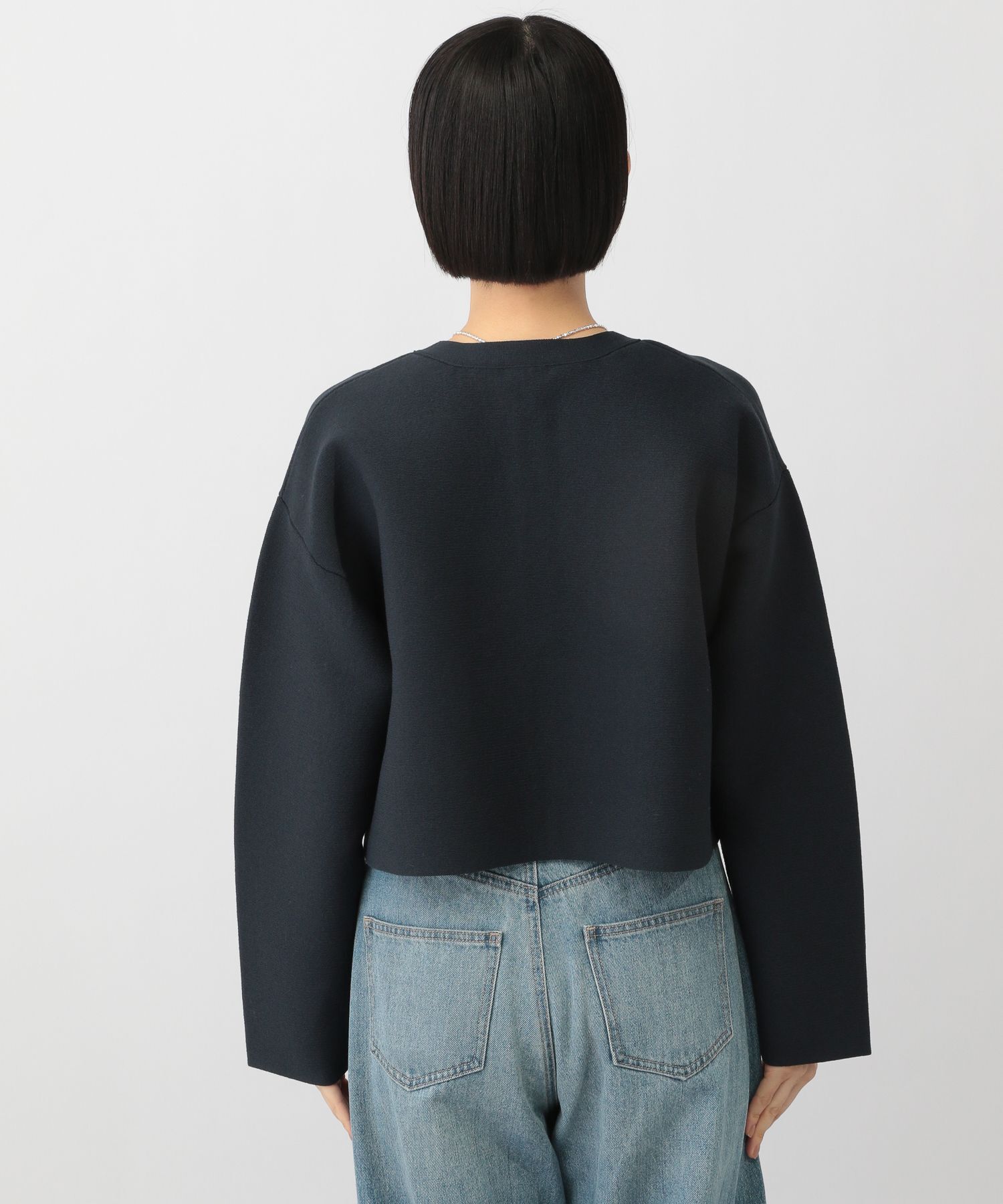 A part by 「【毛玉になりにくい】WEB限定/スポンディッシュキンボタンクルーカーディガン」|ニット・セーター|