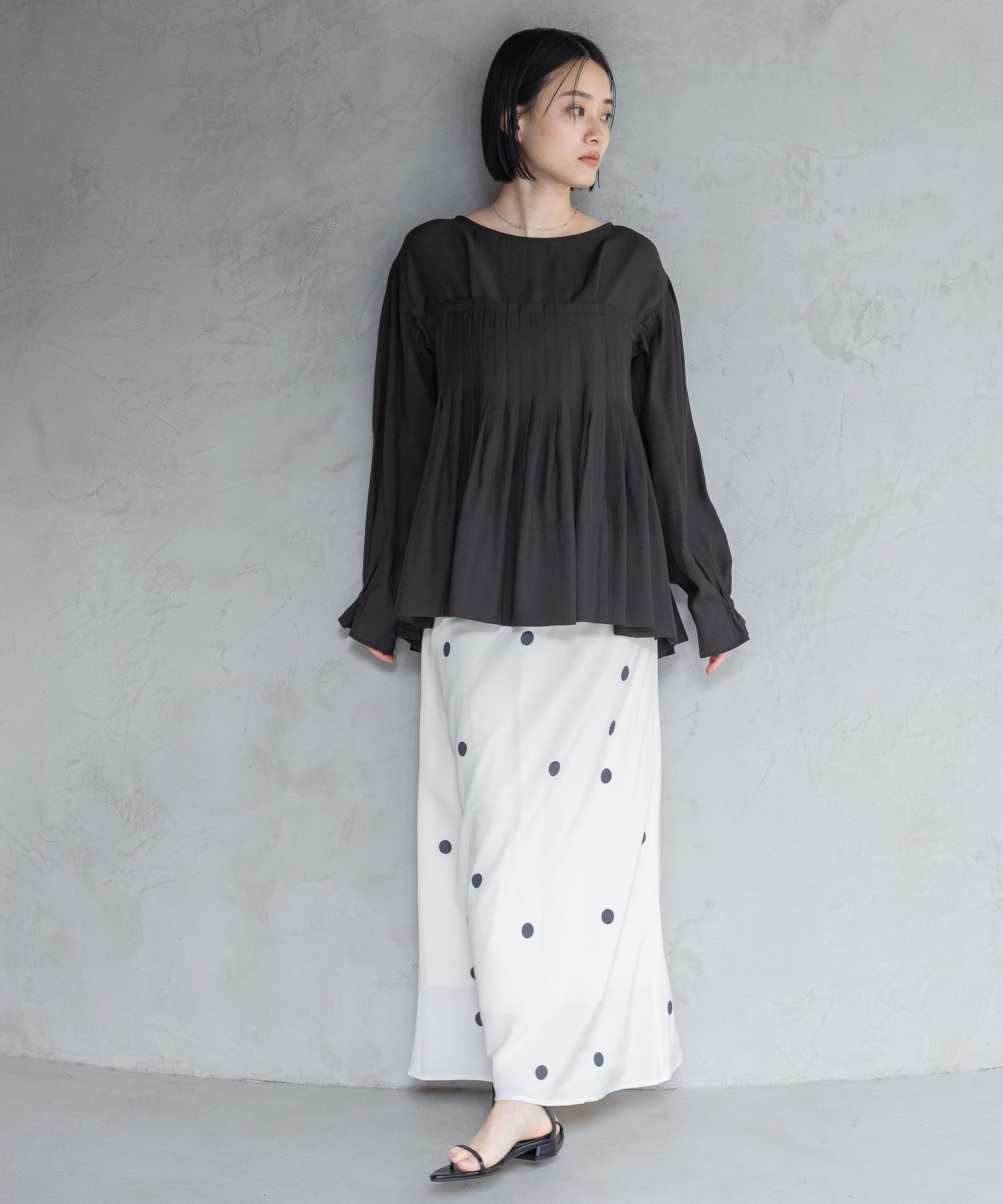 A part by 「【OUTLET】フィブリルナロースカート」|スカート|