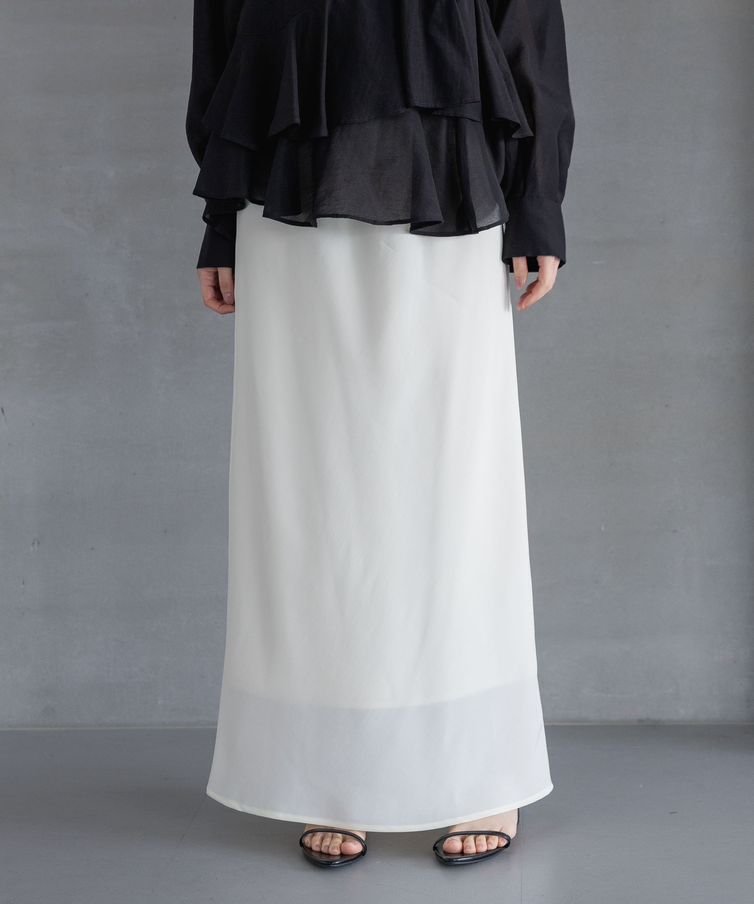 A part by 「【OUTLET】フィブリルナロースカート」|スカート|