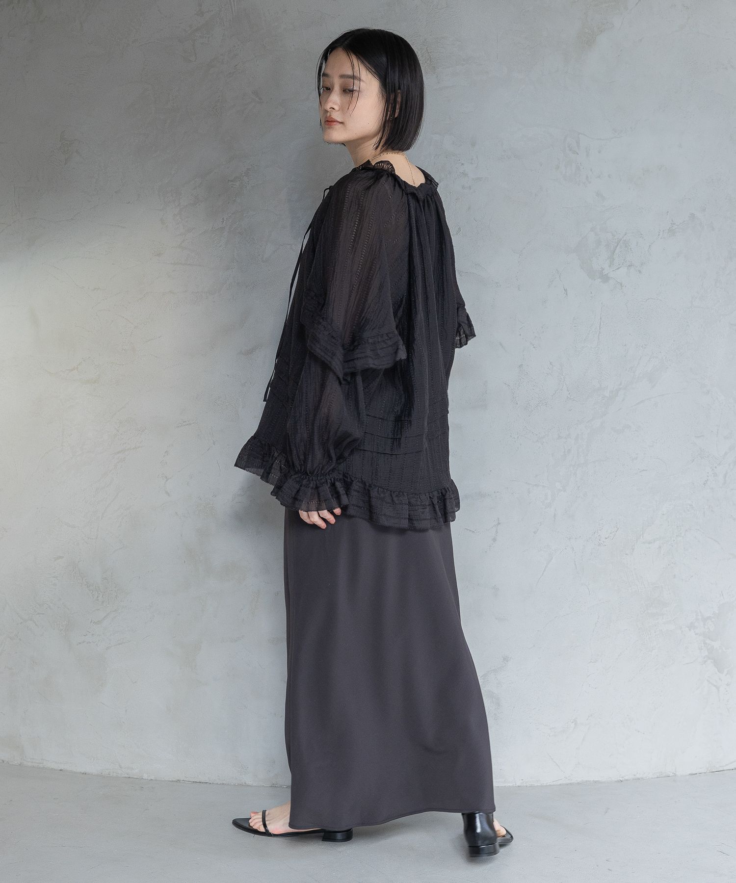 A part by 「【OUTLET】フィブリルナロースカート」|スカート|