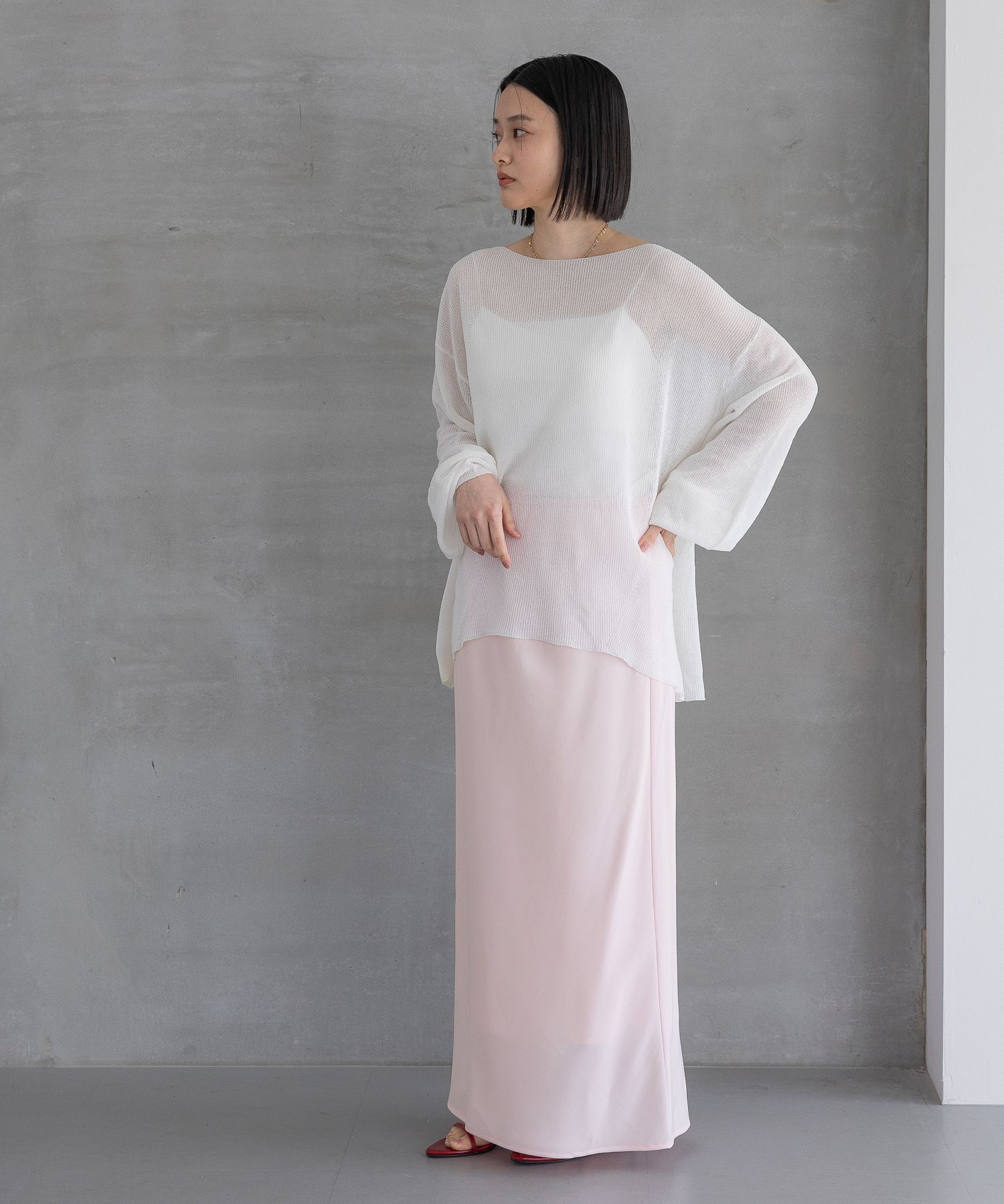 A part by 「【OUTLET】フィブリルナロースカート」|スカート|