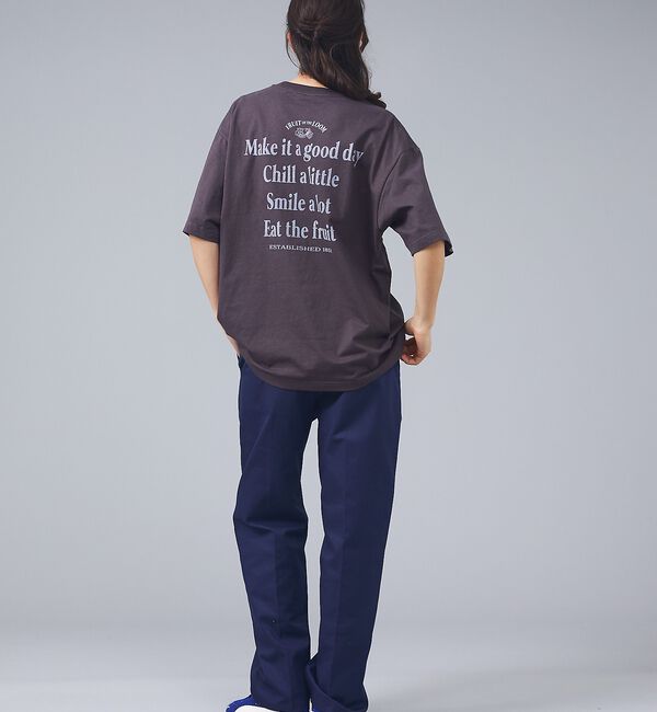 ABAHOUSE「【FRUIT OF THE LOOM/フルーツ・オブ・ザ・ルーム】バックロゴメッ」|Tシャツ・カットソー|