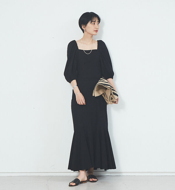 Rouge vif「【セットアップ対応】リネンマーメイドスカート」|スカート|