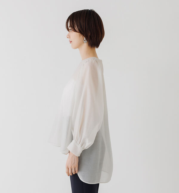 Rouge vif「シアーパフスリーブブラウス」|シャツ・ブラウス|