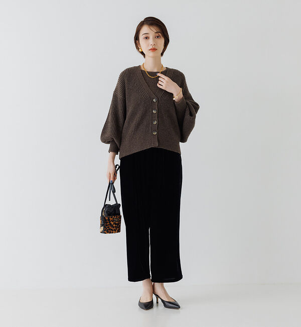 Rouge vif「ベロアクロップドパンツ」|その他|