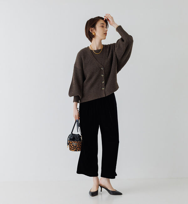 Rouge vif「ベロアクロップドパンツ」|その他|