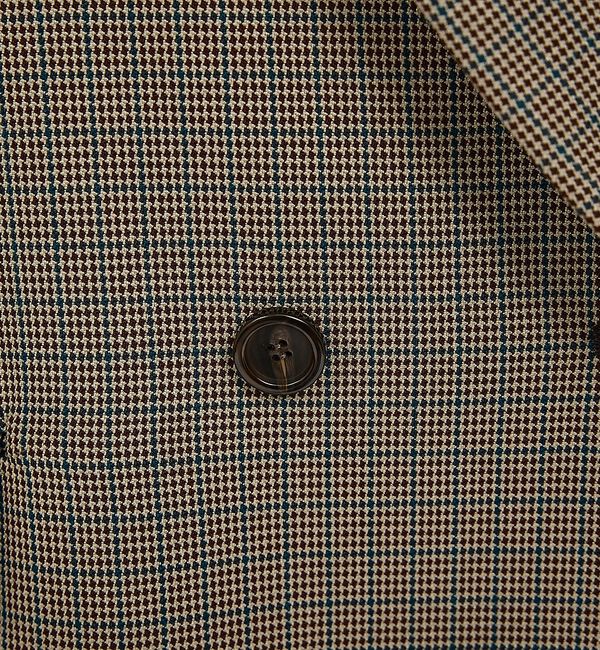 abahouse mavie「チェックダブルテーラードジャケット（裏地付き）」|テーラードジャケット|