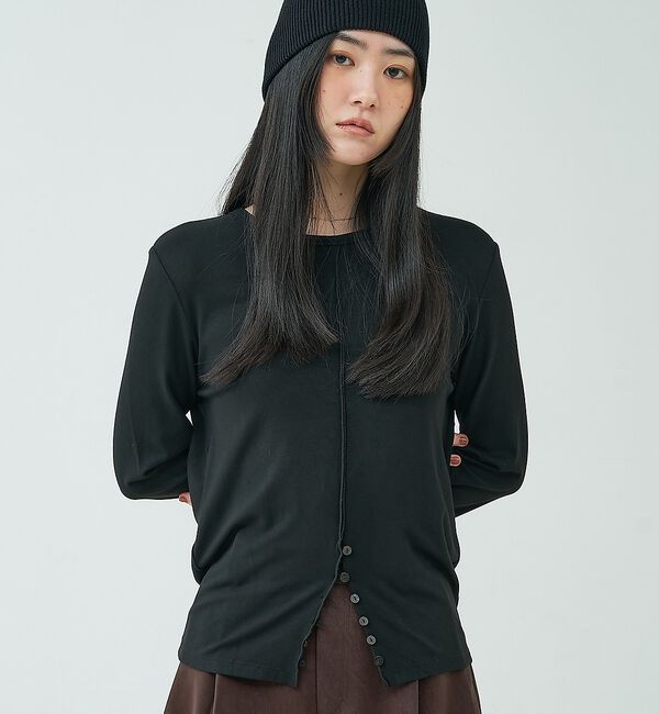 NOMINE「フロントラインスリット ロンT」|Tシャツ・カットソー|