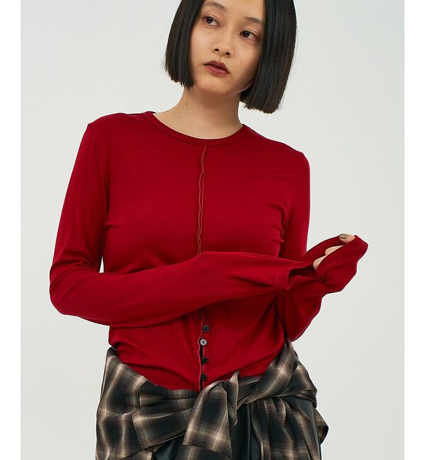 NOMINE「フロントラインスリット ロンT」|Tシャツ・カットソー|