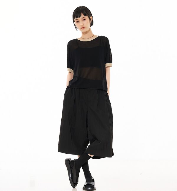 NOMINE「リンガー ニット Tシャツ」|Tシャツ・カットソー|