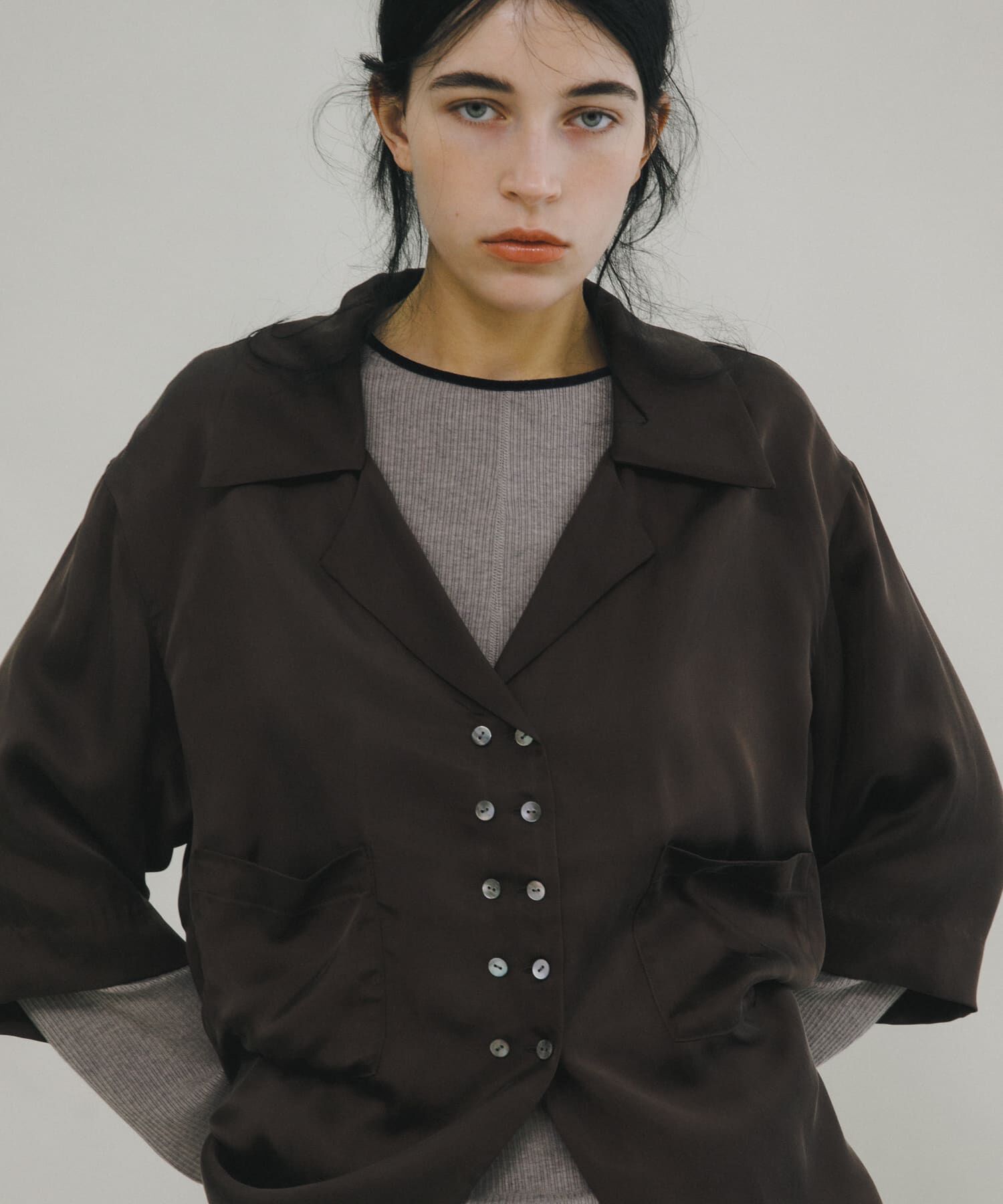 LAATO「piping velor long tee」|Tシャツ・カットソー|モカ