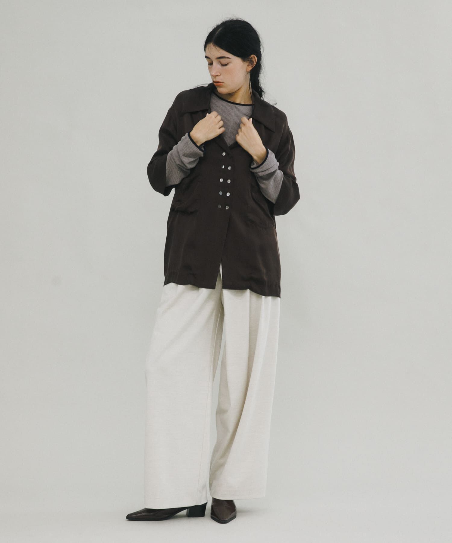 LAATO「piping velor long tee」|Tシャツ・カットソー|