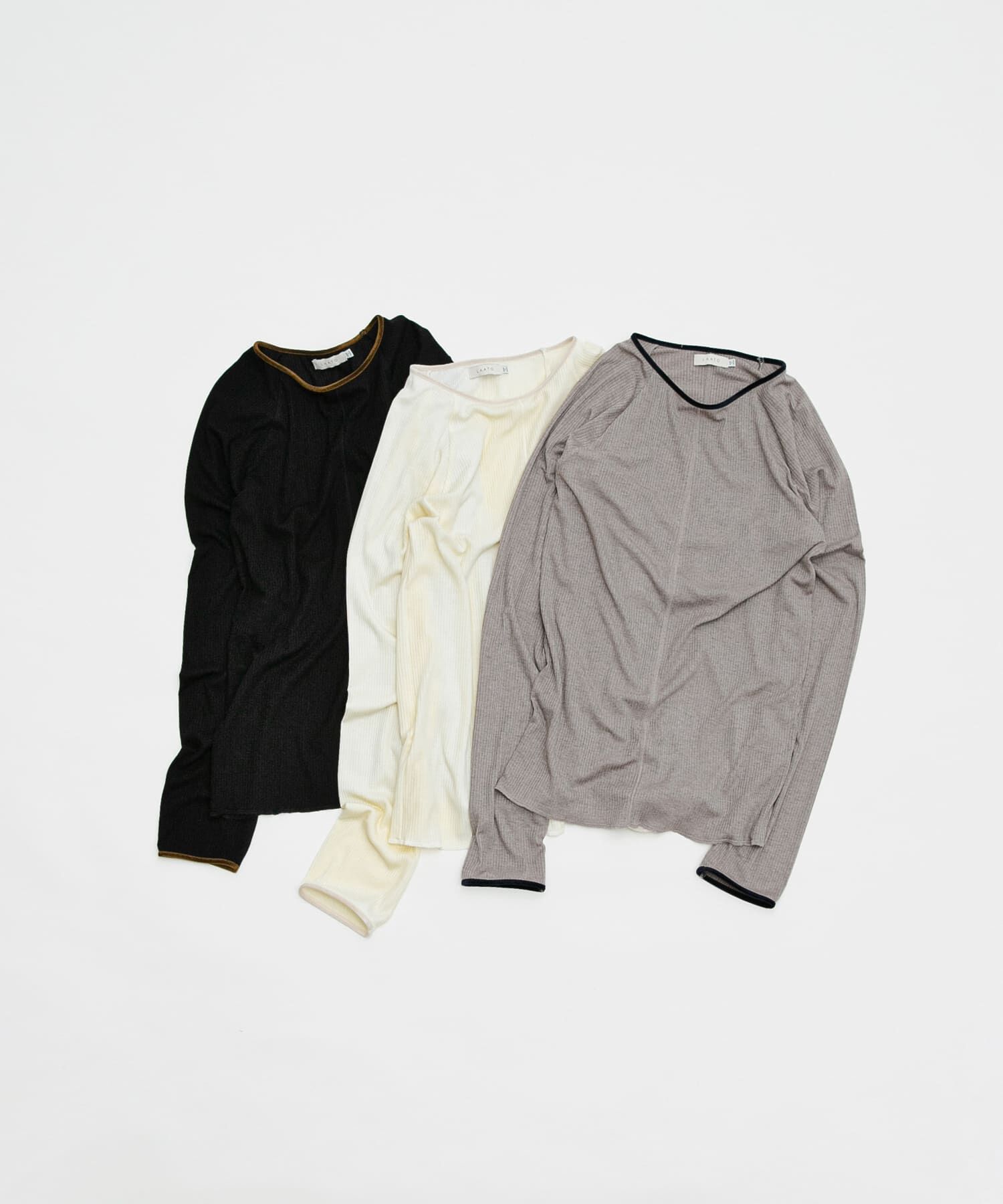 LAATO「piping velor long tee」|Tシャツ・カットソー|