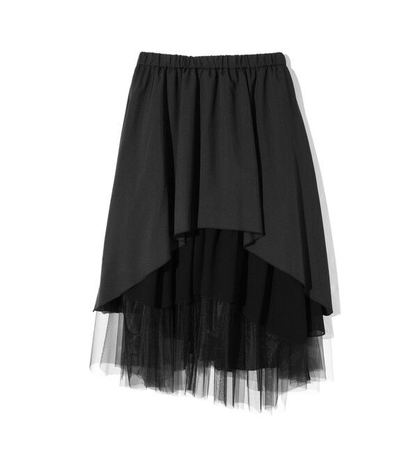 MIDIUMISOLID「MIDIUMISOLID for Ladies アシンメトリーティアードスカート」|スカート|