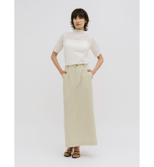 MIDIUMISOLID「MIDIUMISOLID for Ladies ラインナロースカート」|スカート|
