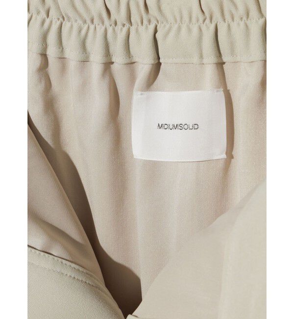 MIDIUMISOLID「MIDIUMISOLID for Ladies ラインナロースカート」|スカート|