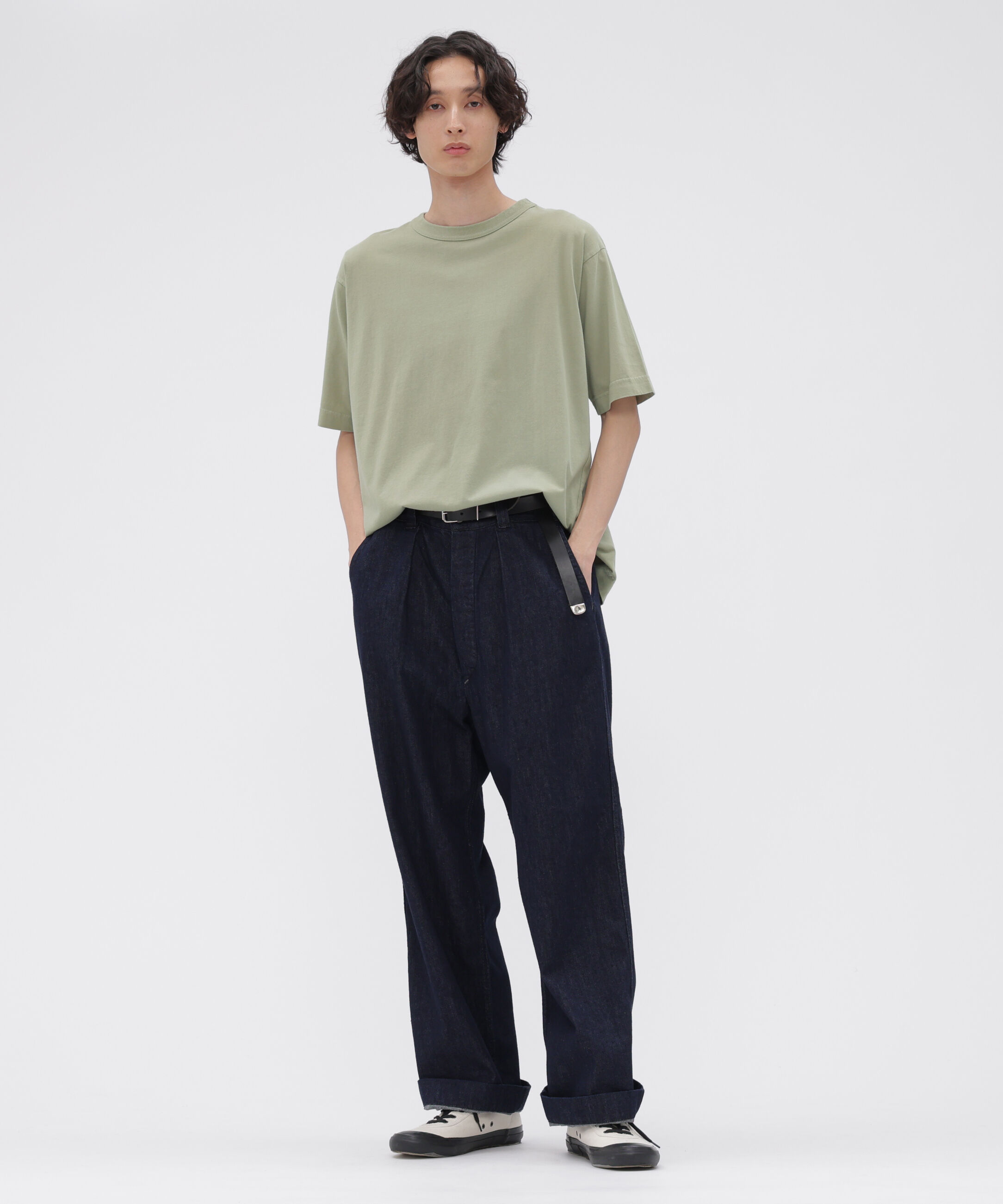 MHL.「FADED ROUGH COTTON JERSEY TOP」|Tシャツ・カットソー|