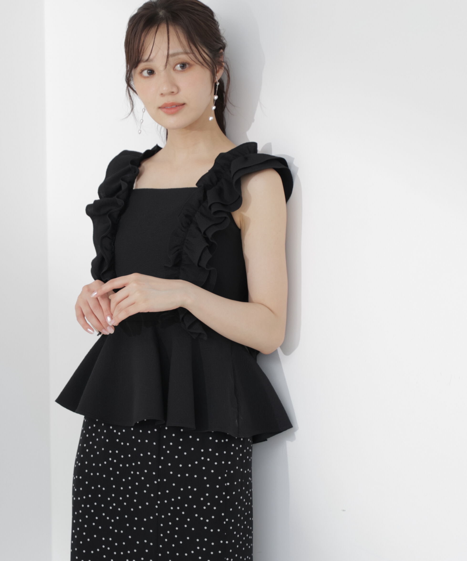 PROPORTION BODY DRESSING「フリルブラウス　26SS」|シャツ・ブラウス|