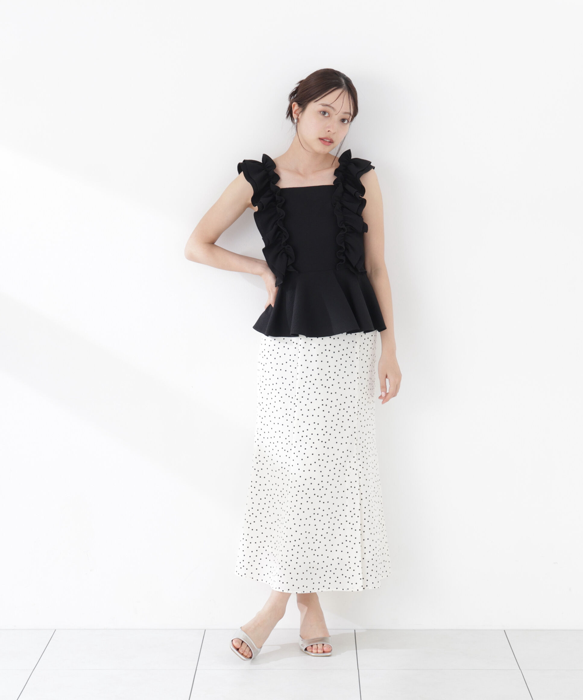 PROPORTION BODY DRESSING「フリルブラウス　26SS」|シャツ・ブラウス|