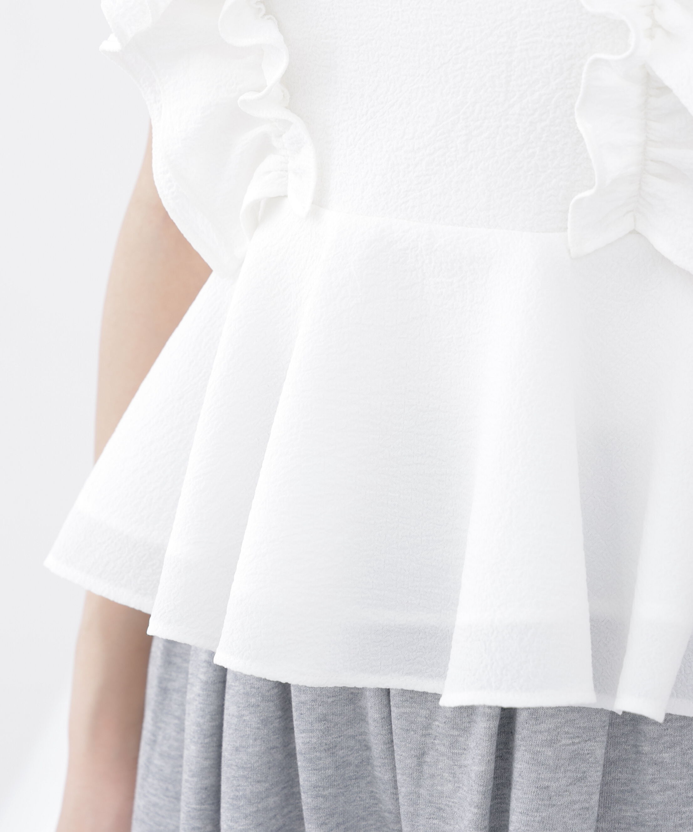 PROPORTION BODY DRESSING「フリルブラウス　26SS」|シャツ・ブラウス|