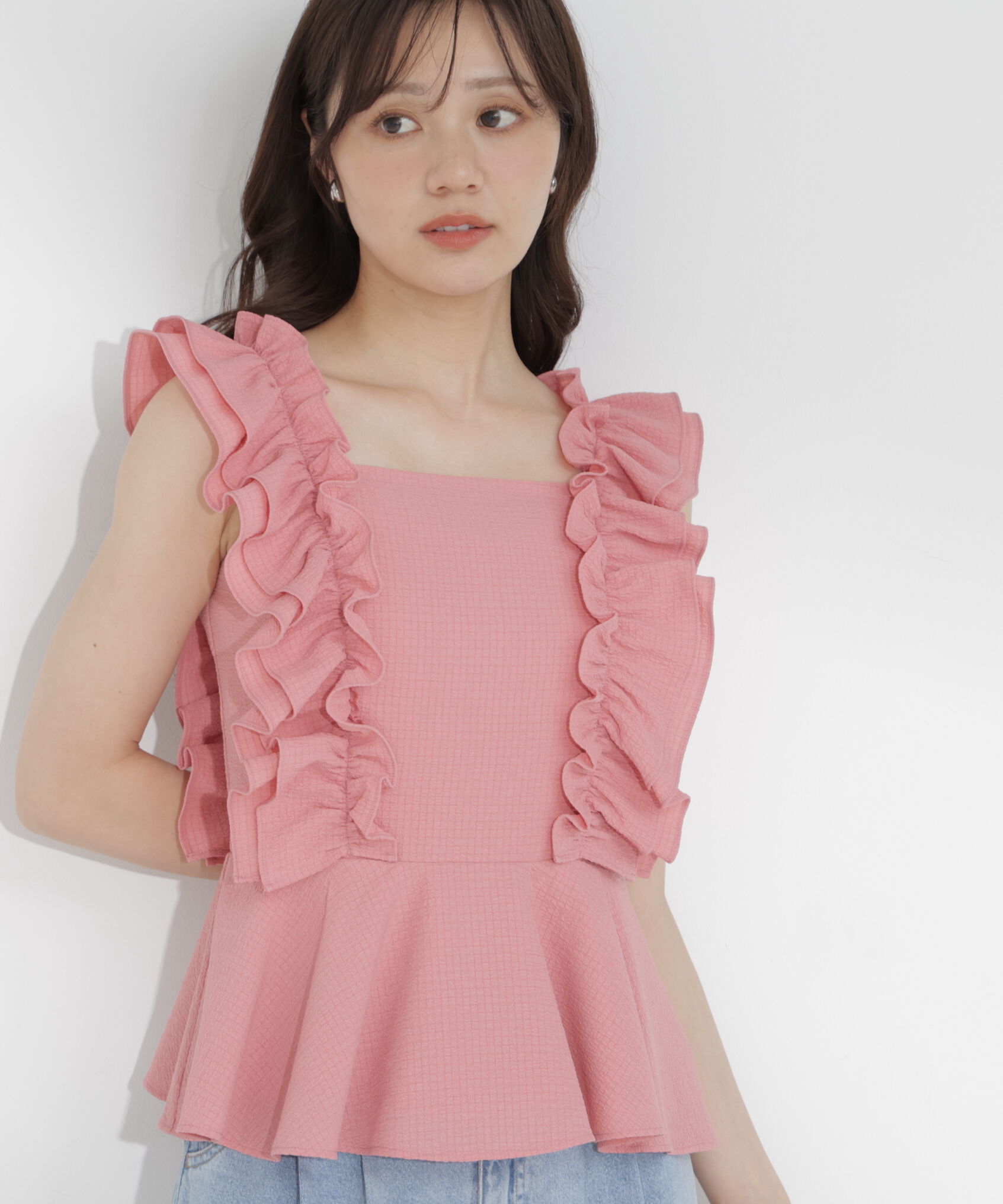 PROPORTION BODY DRESSING「フリルブラウス　26SS」|シャツ・ブラウス|