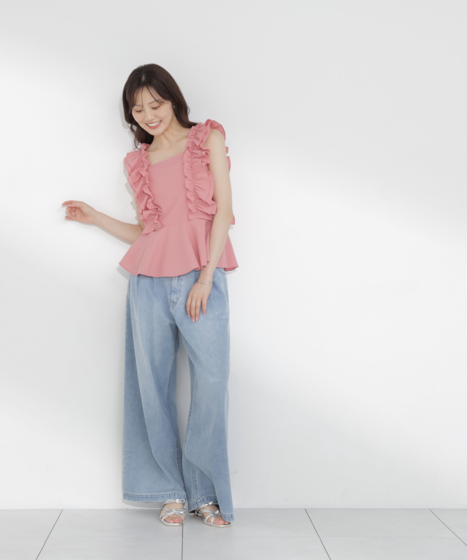 PROPORTION BODY DRESSING「フリルブラウス　26SS」|シャツ・ブラウス|
