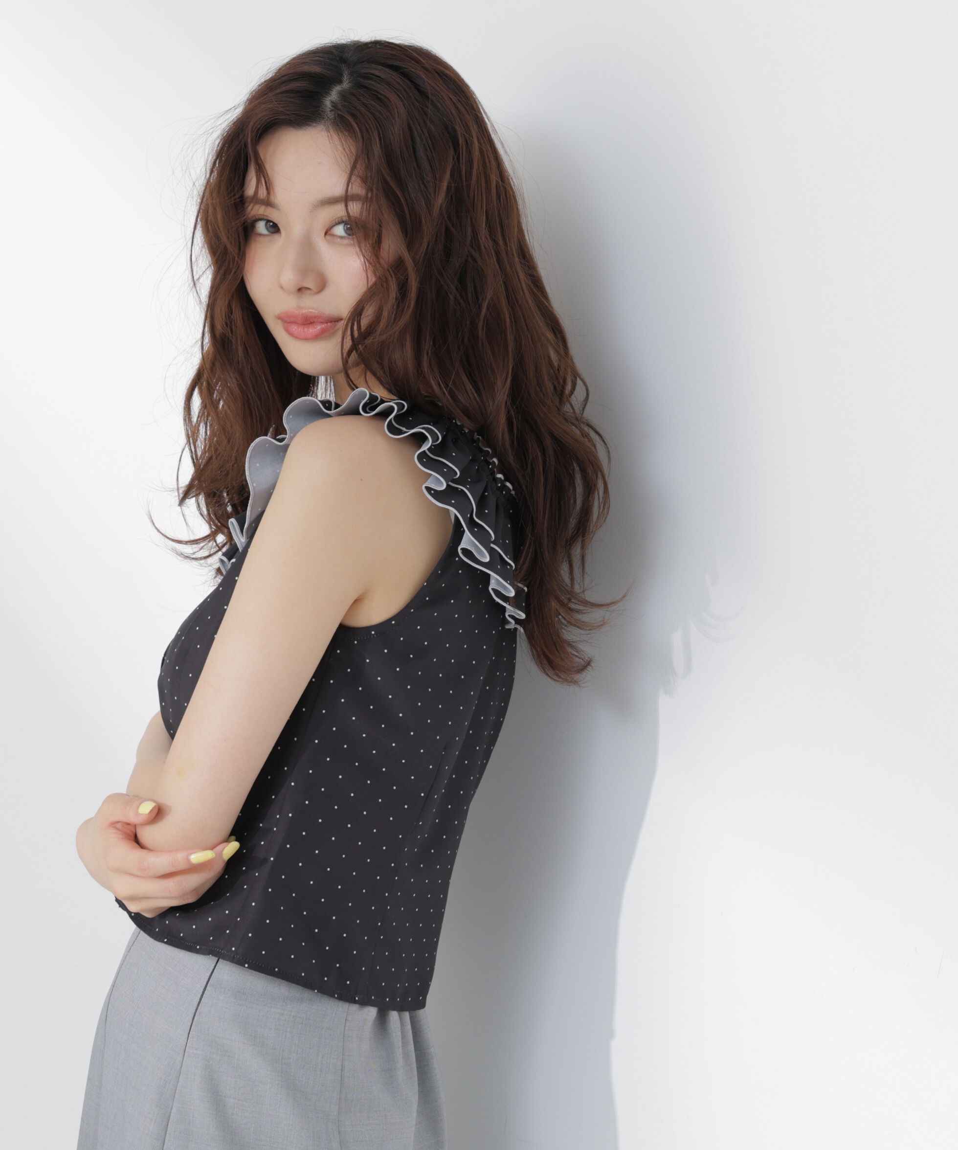 PROPORTION BODY DRESSING「ラッフルカラーブラウス」|シャツ・ブラウス|