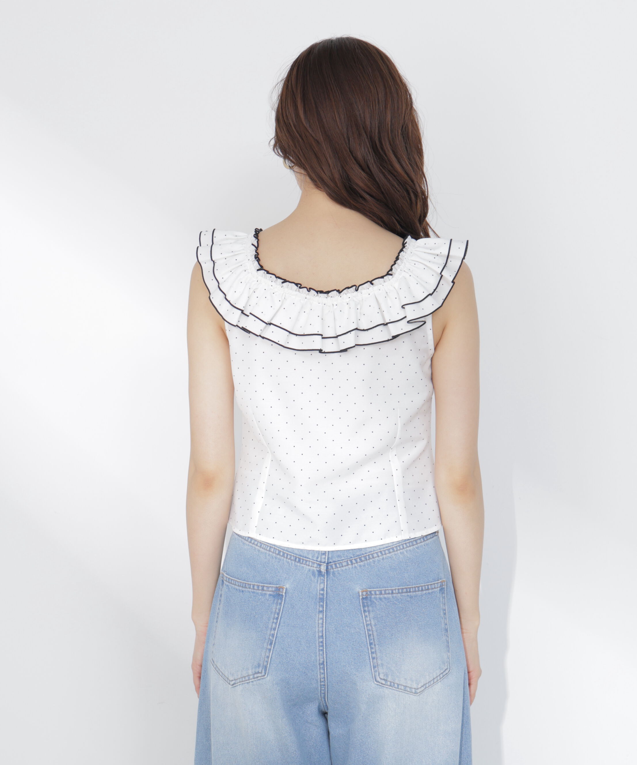 PROPORTION BODY DRESSING「ラッフルカラーブラウス」|シャツ・ブラウス|