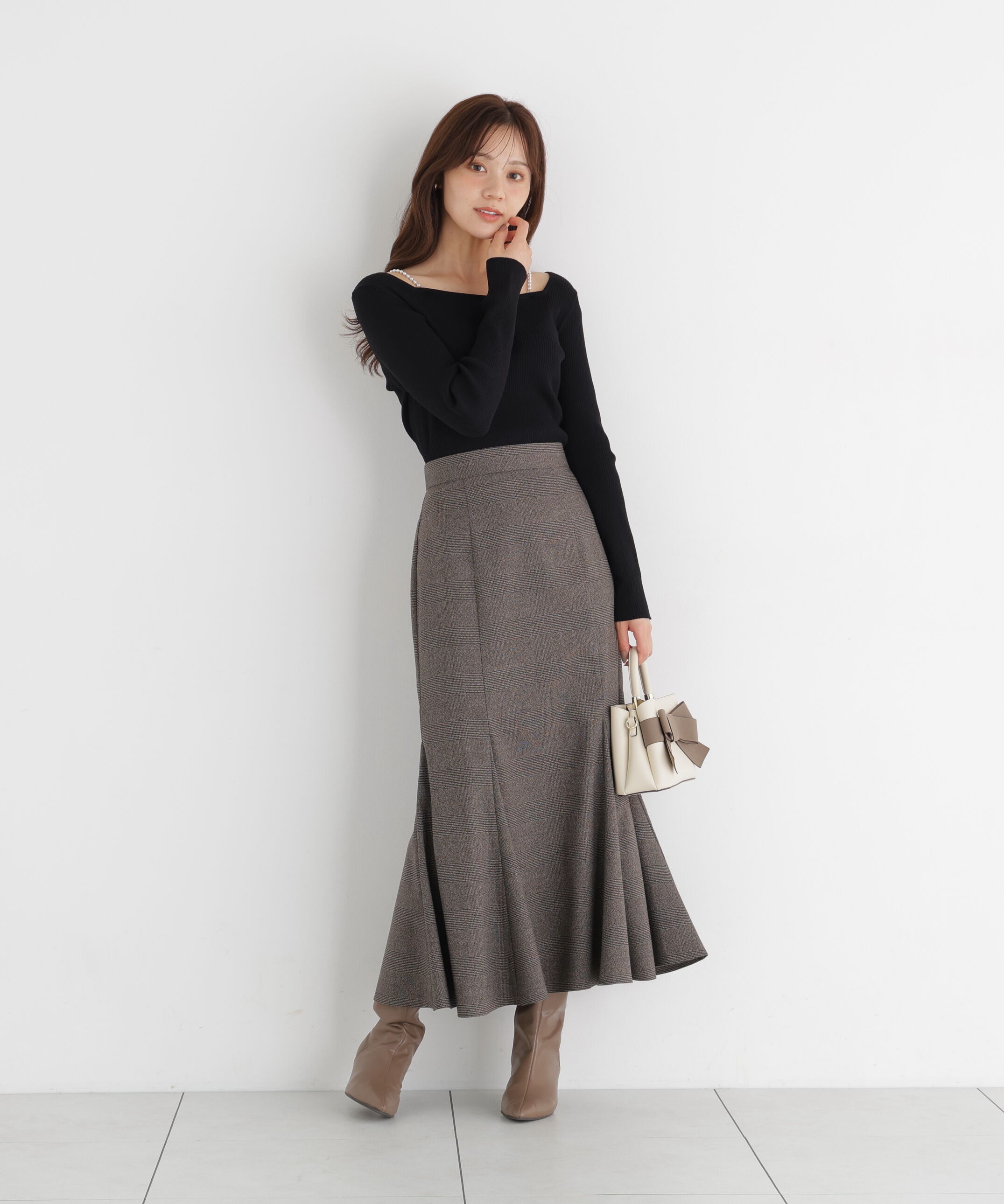 PROPORTION BODY DRESSING「Autumuマーメイドスカート」|スカート|