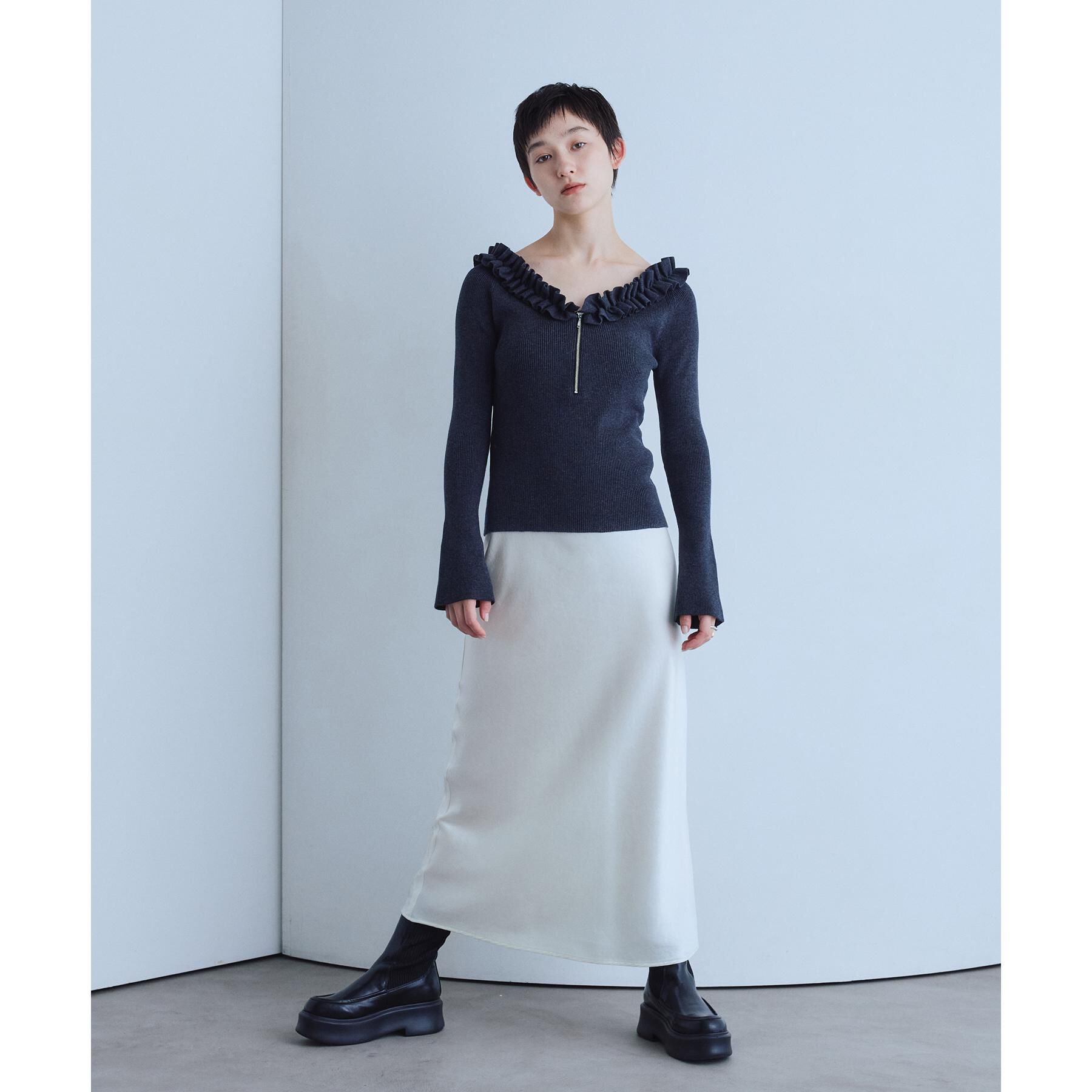 CODE A「ALM．｜BUENA PLATFORM BOOTS」|ショートブーツ|