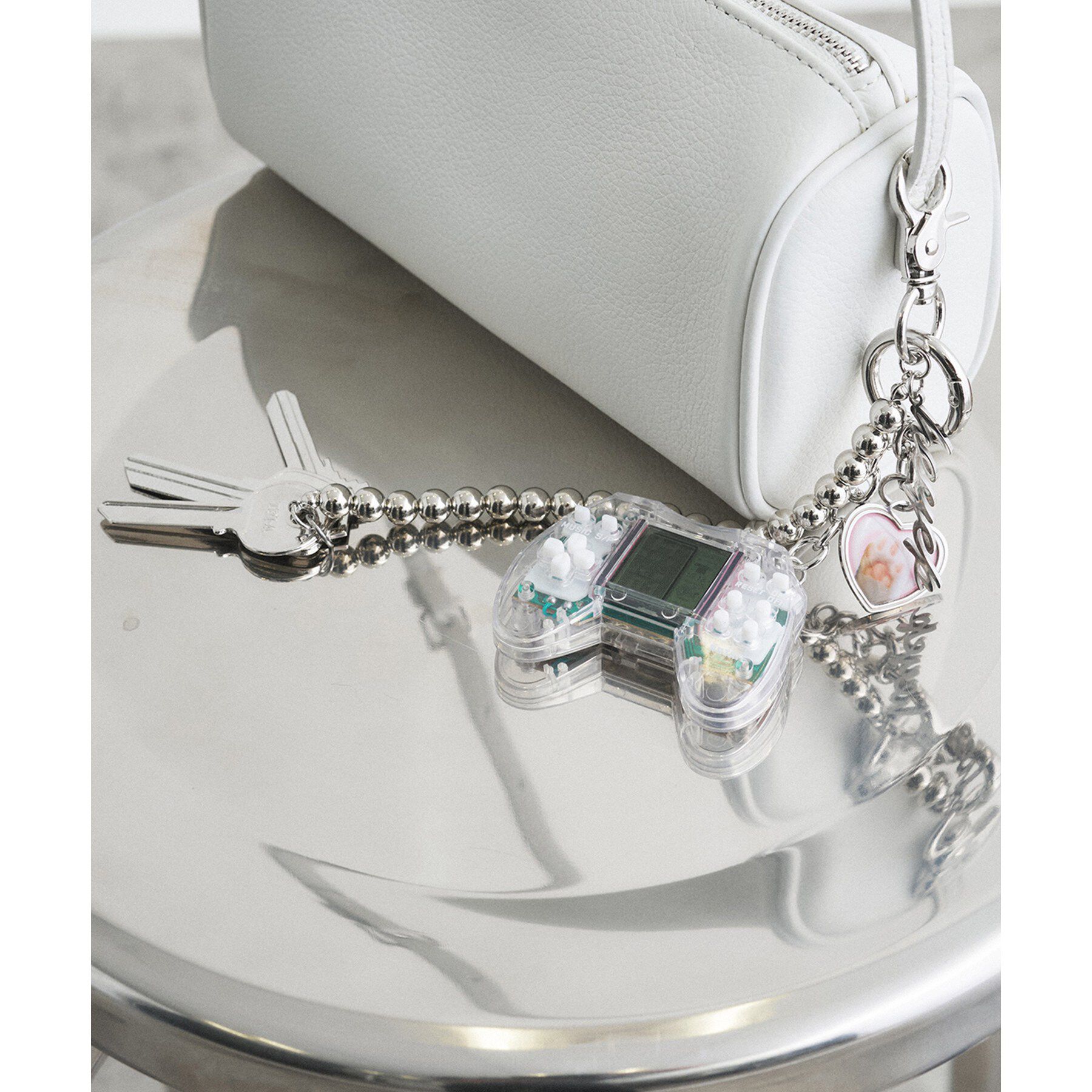 CODE A「heyep｜Mini Game Key charm」|キーケース|シルバー(006)