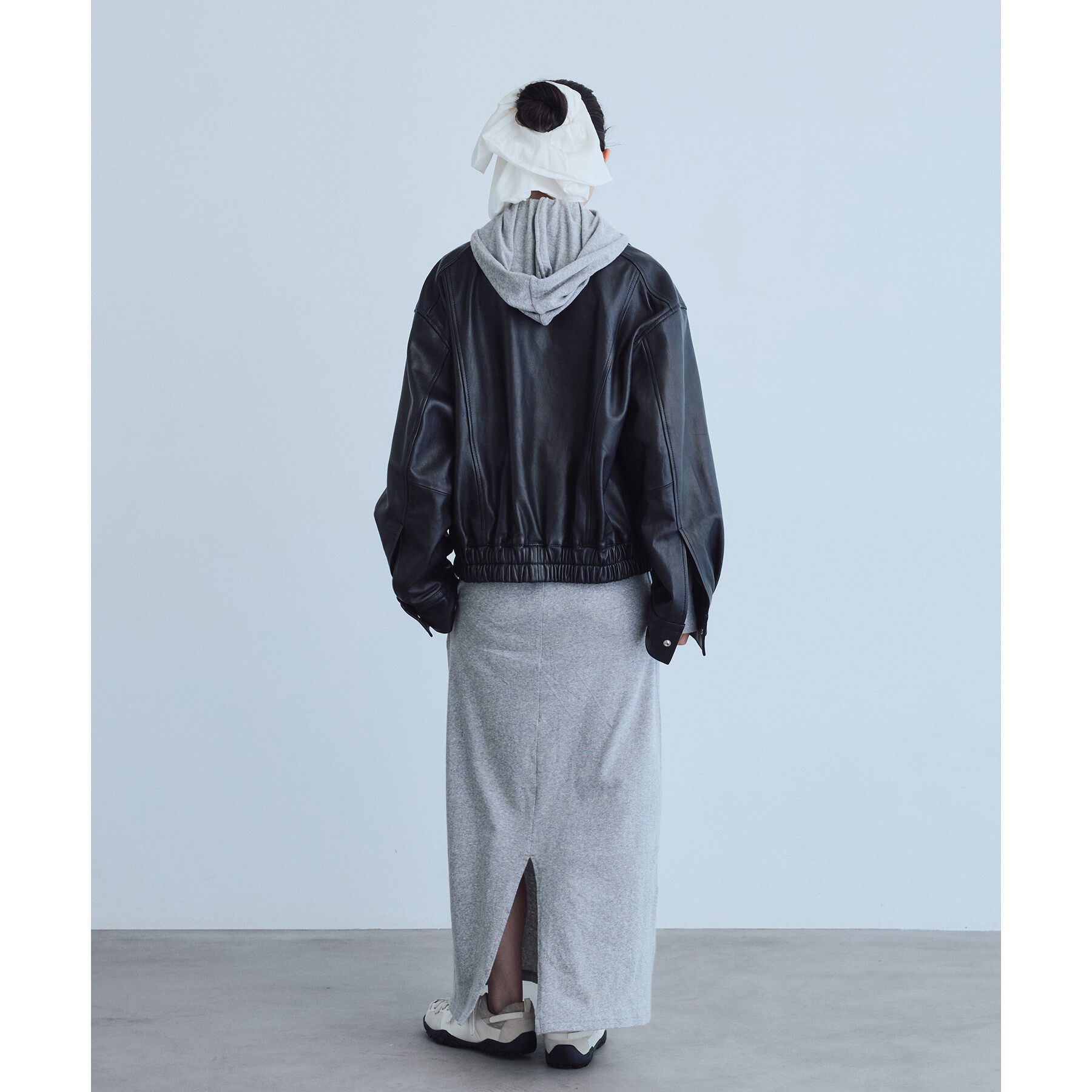 CODE A「UKI UKI＊CODE A｜hooded jersey dress」|ワンピース|