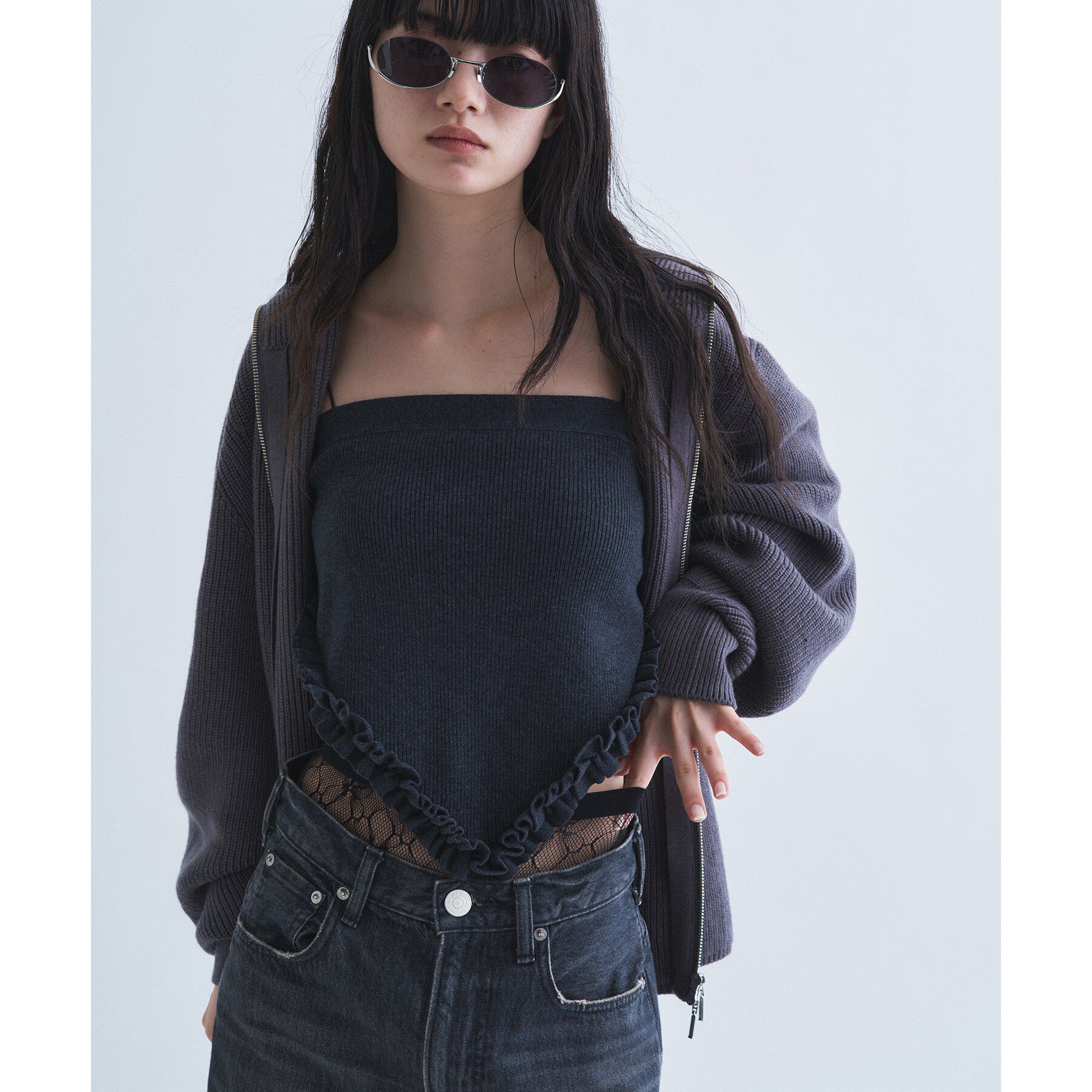 CODE A「frill frame scarf」|バンダナ・スカーフ|
