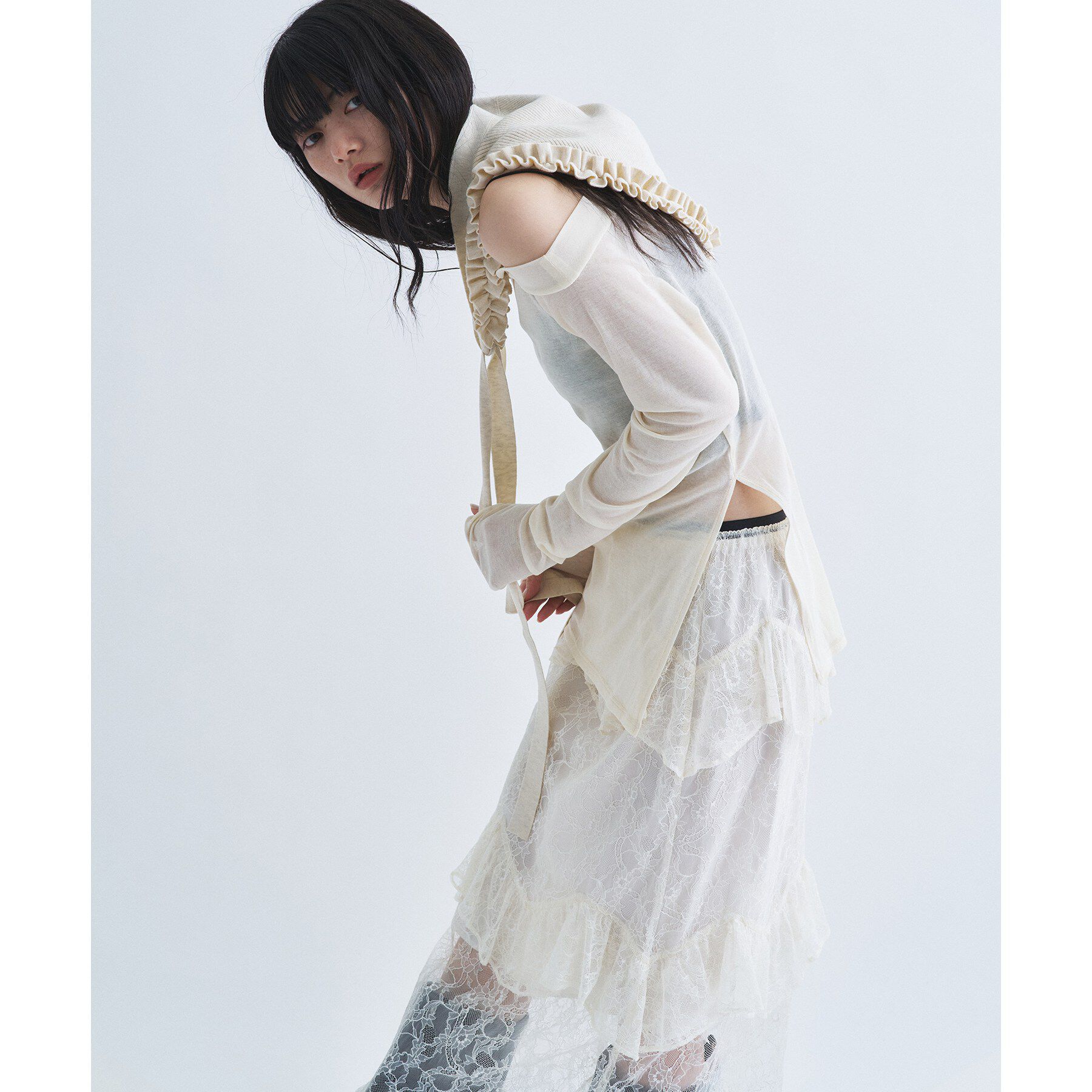 CODE A「frill frame scarf」|バンダナ・スカーフ|