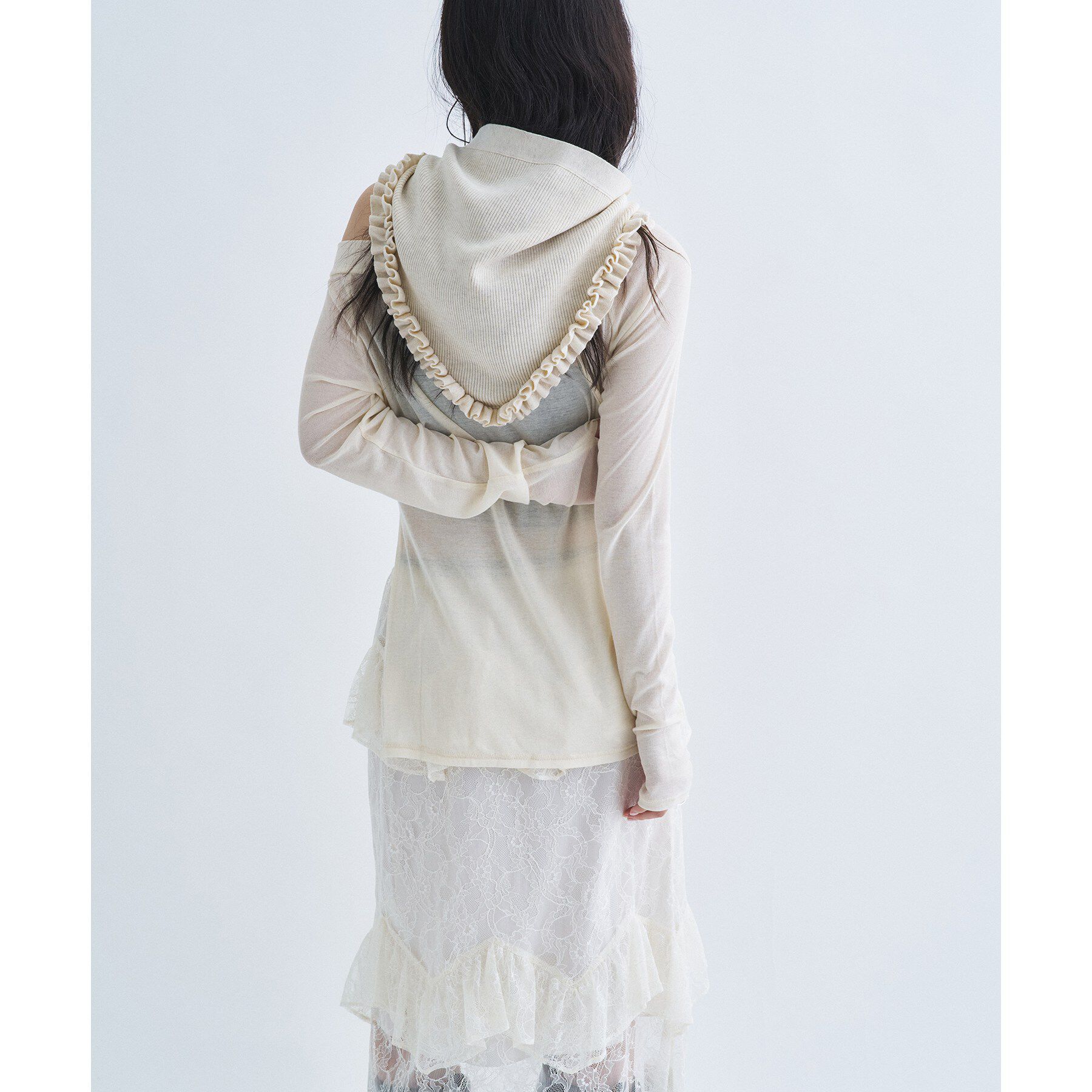 CODE A「frill frame scarf」|バンダナ・スカーフ|