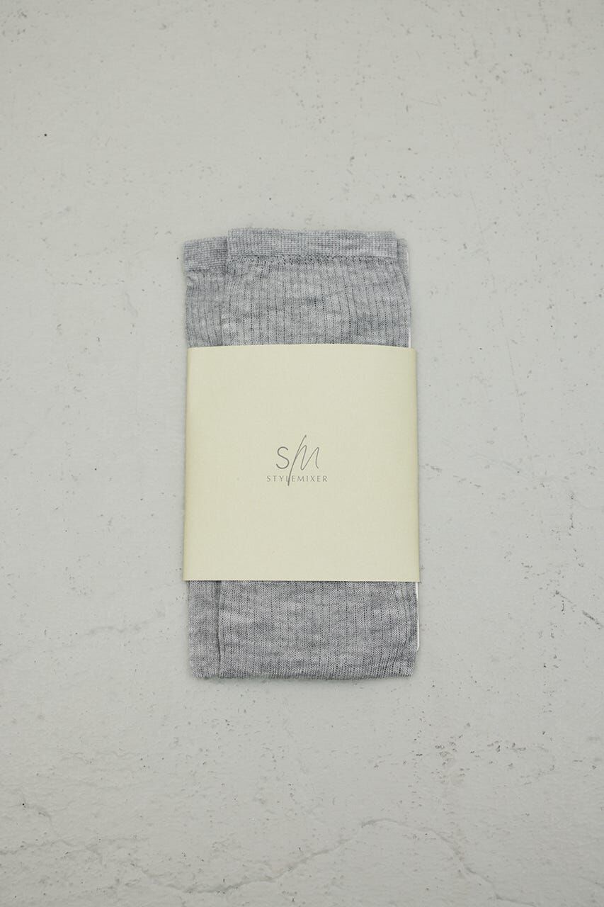 STYLEMIXER「シアーロングソックス」|その他|L/GRY1