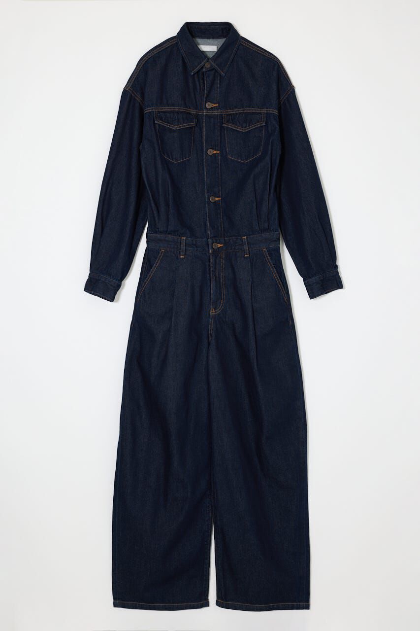 MOUSSY「TUCKED DENIM ジャンプスーツ」|その他|