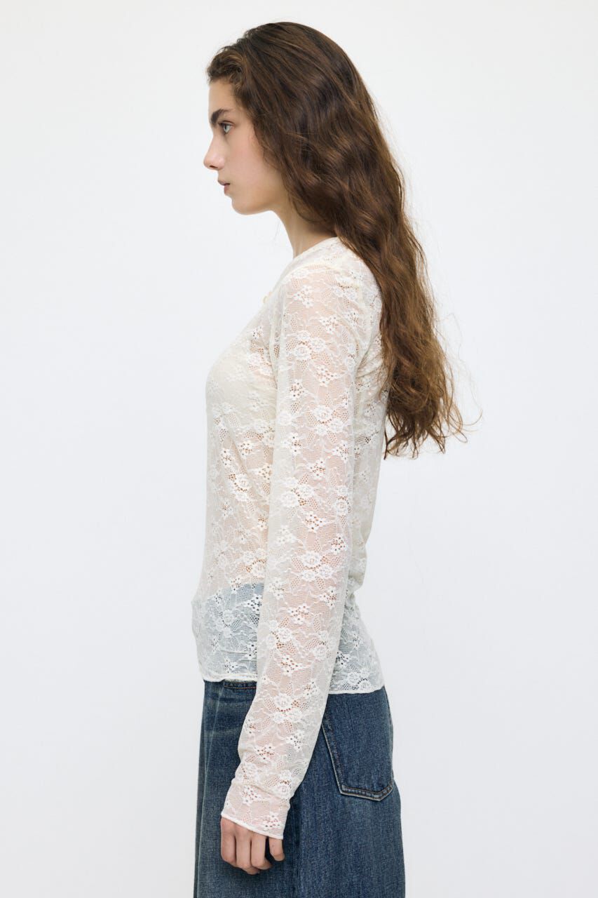 MOUSSY「ES HENRY NECK レーストップス」|Tシャツ・カットソー|