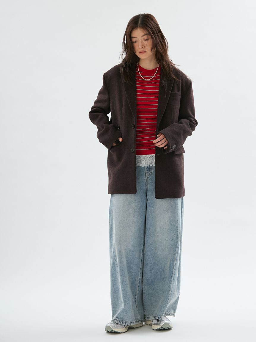 emmi atelier「3wayウールジャケット【セットアップ対応】」|ブルゾン・スタジャン|