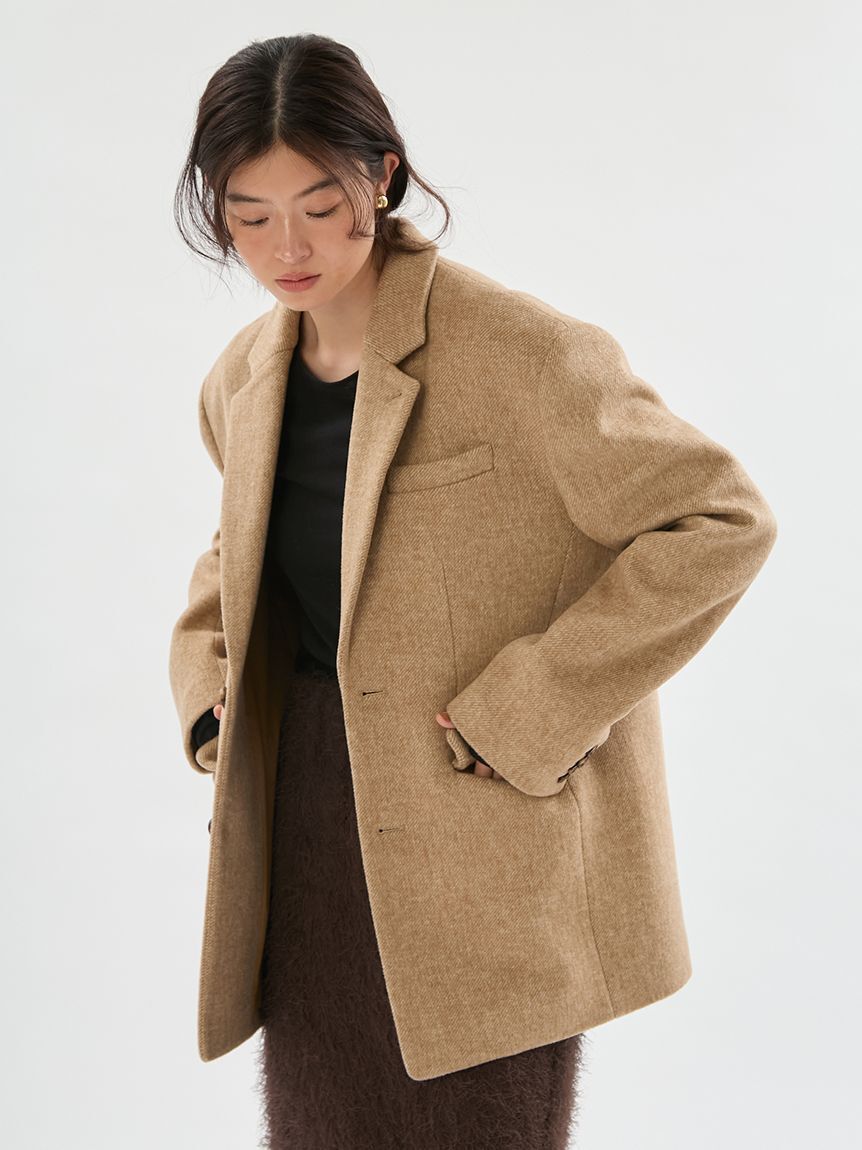 emmi atelier「3wayウールジャケット【セットアップ対応】」|ブルゾン・スタジャン|
