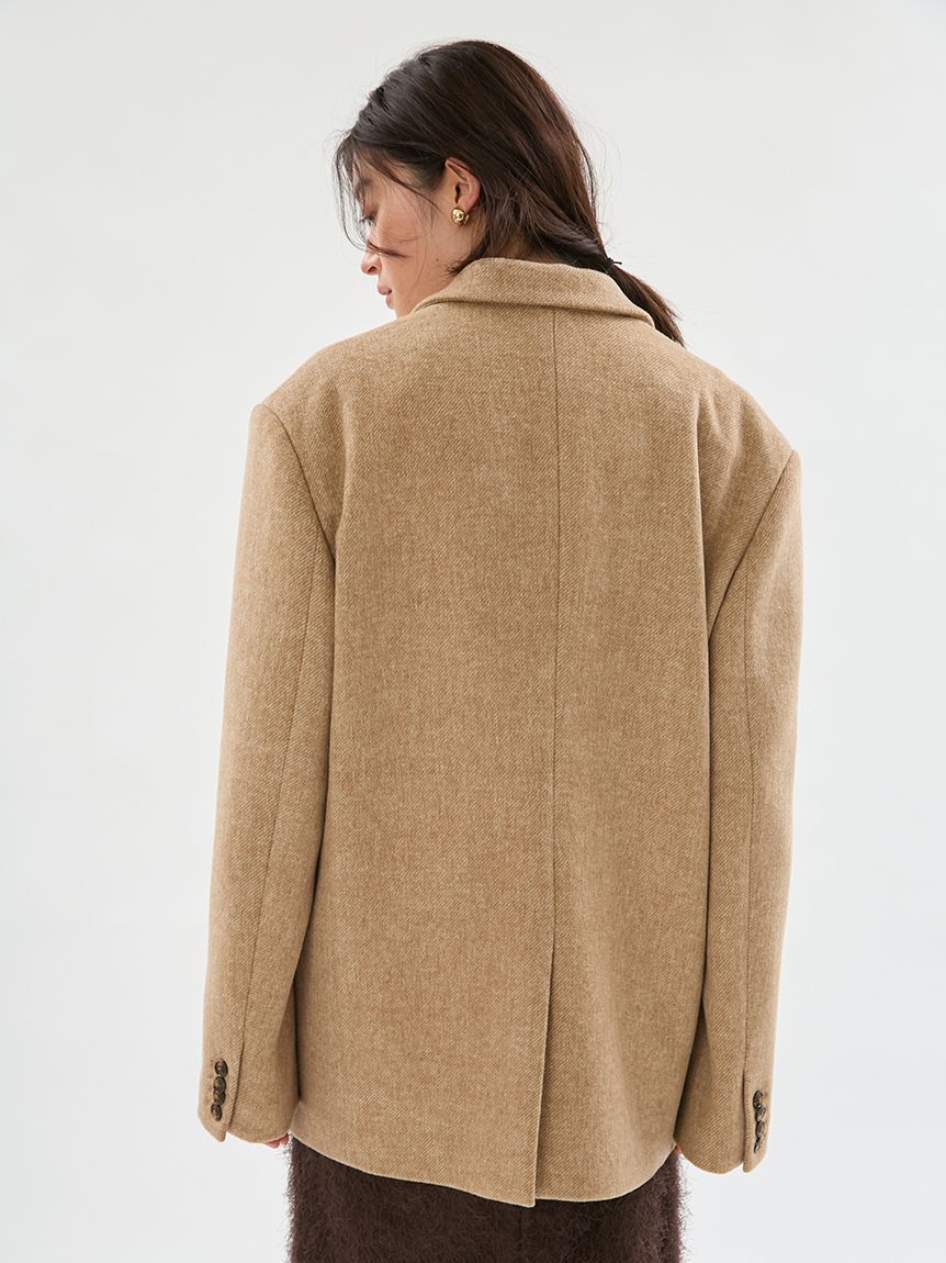 emmi atelier「3wayウールジャケット【セットアップ対応】」|ブルゾン・スタジャン|