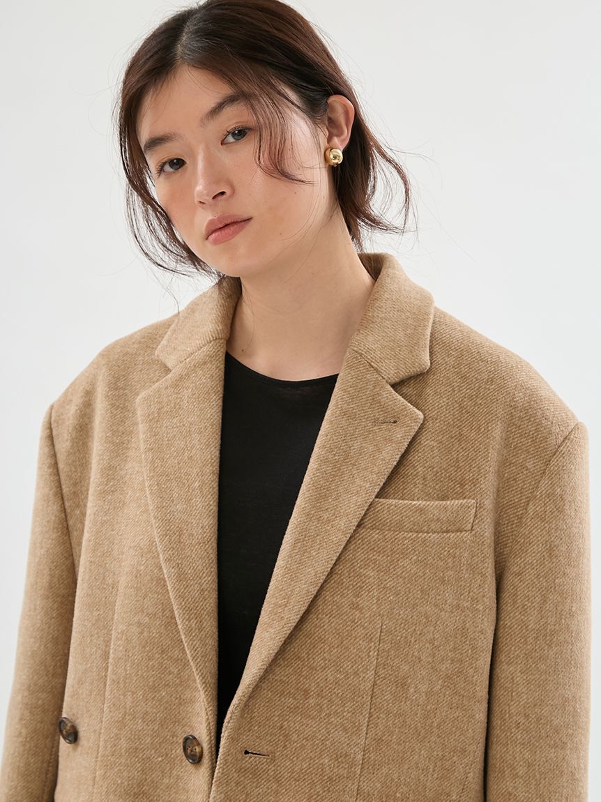 emmi atelier「3wayウールジャケット【セットアップ対応】」|ブルゾン・スタジャン|